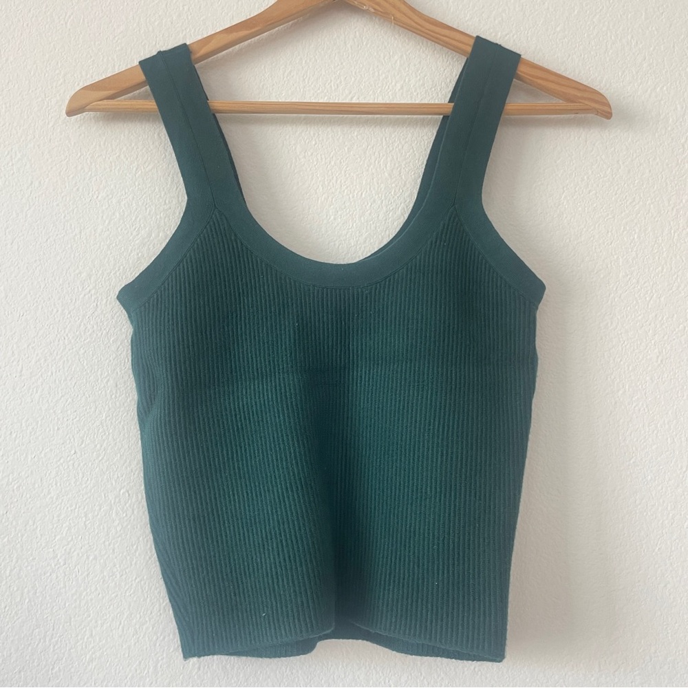 Abercrombie Green Ribbed Tank Top - Picture 4 of 4